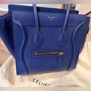 Celine Phantom Bag 7” indigo